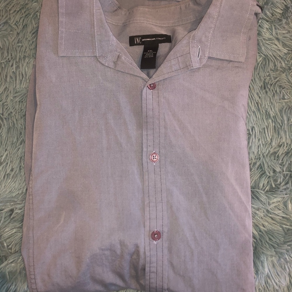 Men’s INC casual button down shirt